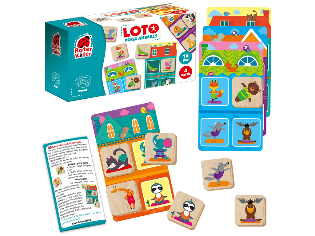Розвиваюча гра Лото Yoga Animals RW4012
