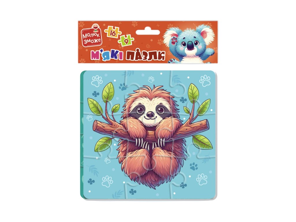 Мягкие пазлы Ленивец и коала, Vladi Toys
