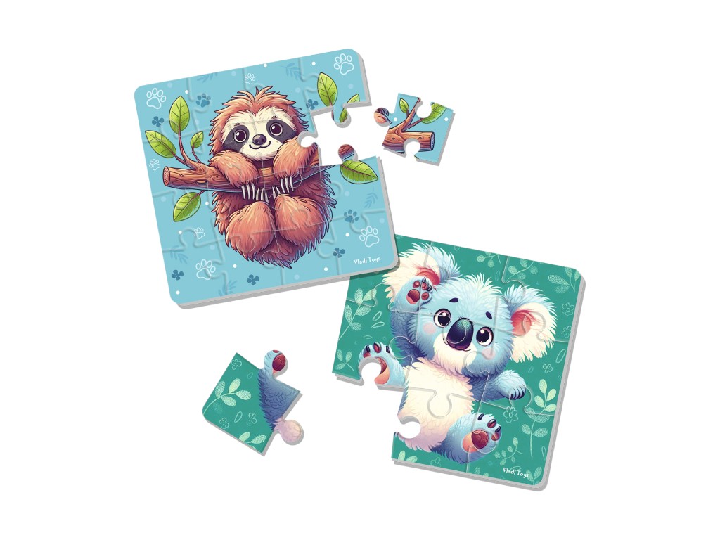 Мягкие пазлы Ленивец и коала, Vladi Toys
