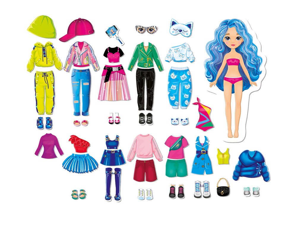 Магнитная игра-одеялка WOW Surprise Bloger, Vladi Toys VT3210-12