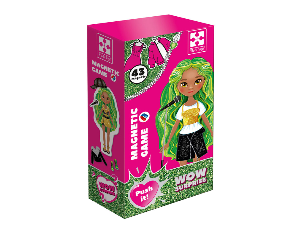 Магнитная игра-одежда WOW Surprise Singer, Vladi Toys VT3210-13