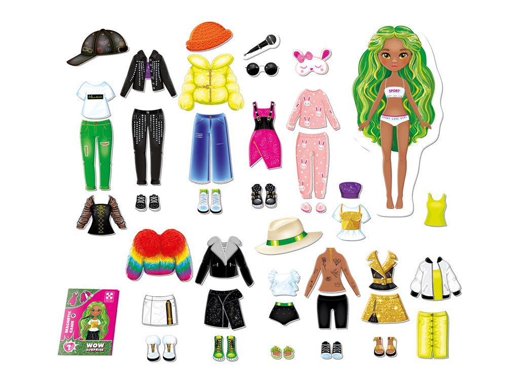 Магнитная игра-одежда WOW Surprise Singer, Vladi Toys VT3210-13