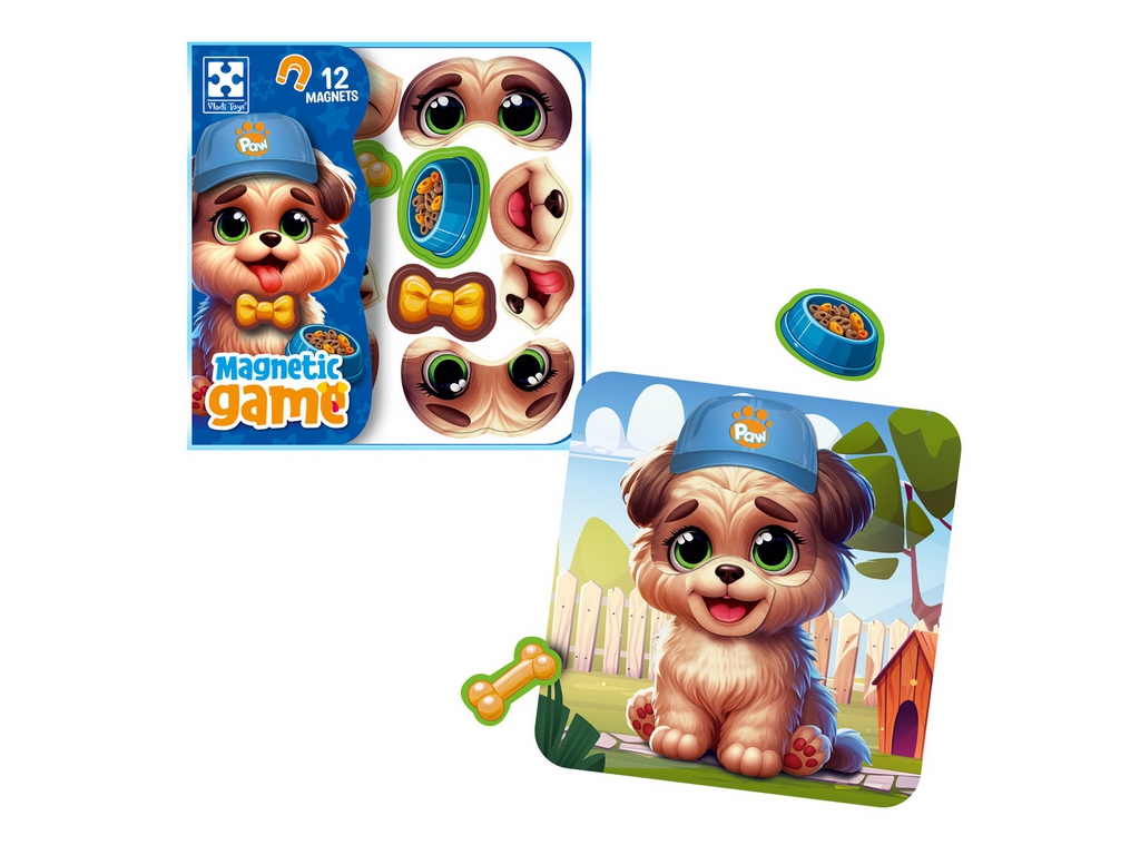 Игра магнитная развивающая Эмоции Песика, Vladi Toys, VT3220-04