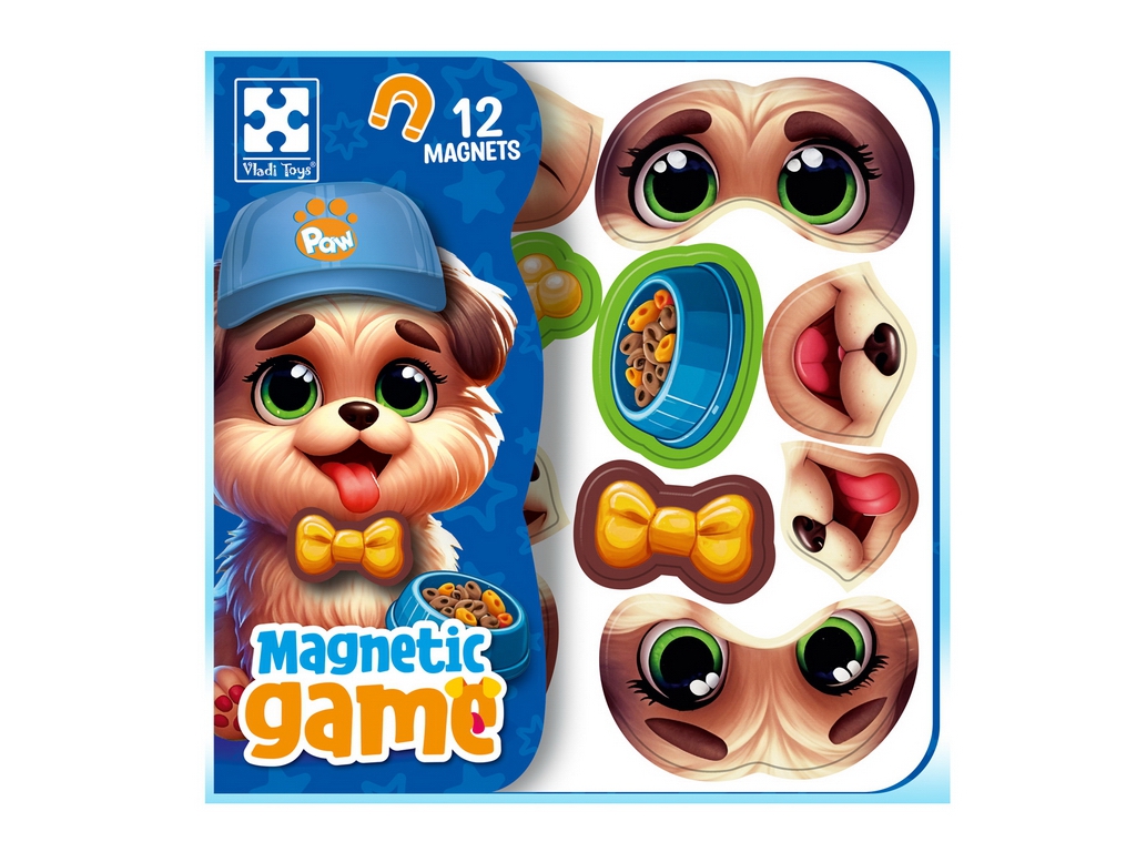 Игра магнитная развивающая Эмоции Песика, Vladi Toys, VT3220-04