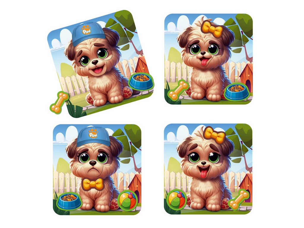 Игра магнитная развивающая Эмоции Песика, Vladi Toys, VT3220-04