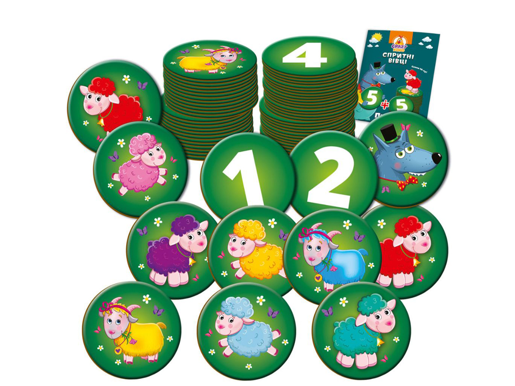 Гра настільна Спритні вівці, схопи 10-ку, Vladi Toys