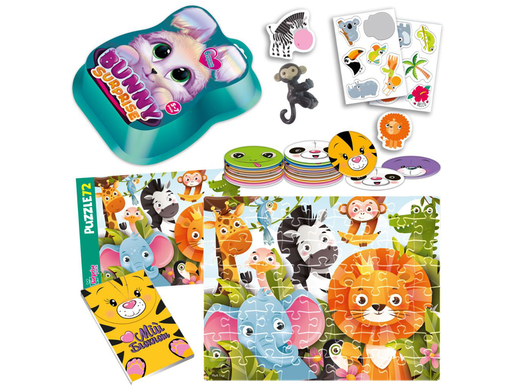 Набор для творчества с сюрпризами Bunny surprise, Изумрудный, Vladi Toys VT8080-15