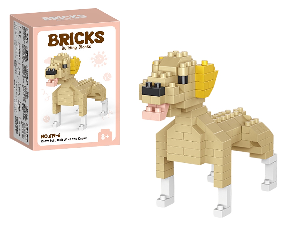 Конструктор фигурка Лабрадор Bricks, 7 см, сборная модель