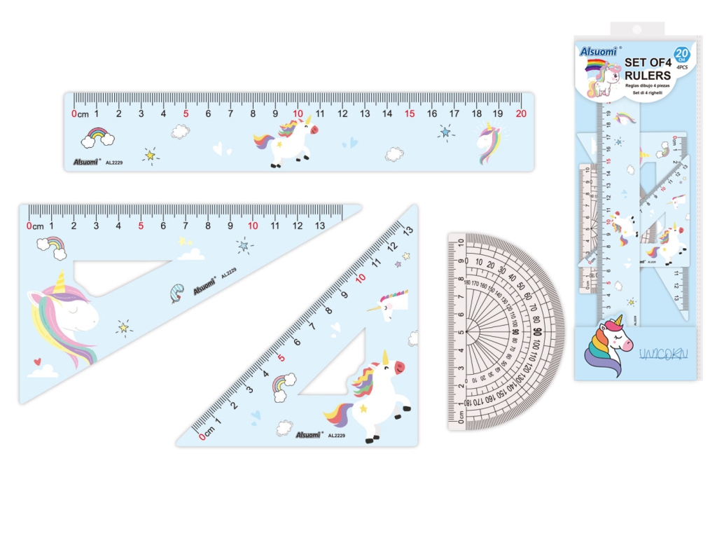 Набір лінійок для креслення My Little Pony. 4 шт