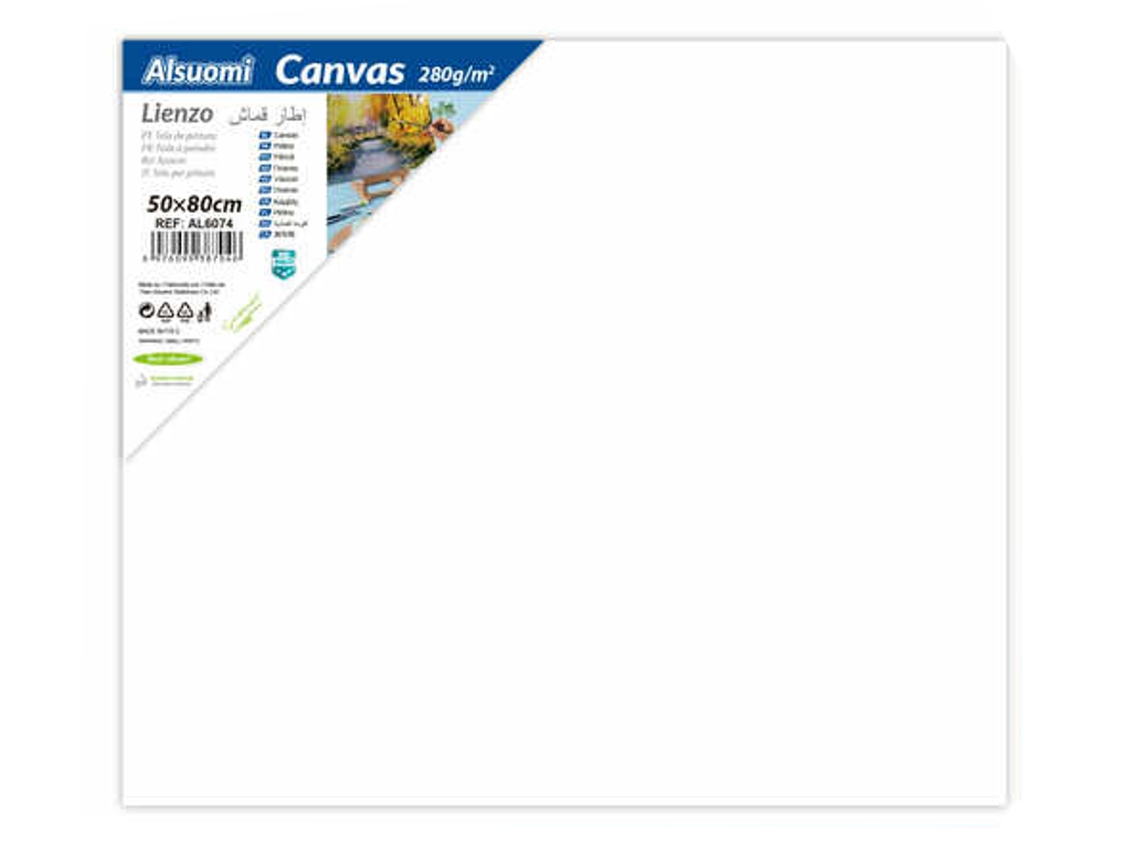 Холст на подрамнике Canvas 50x80 см, толщина 1.6 см, 280 г/м²