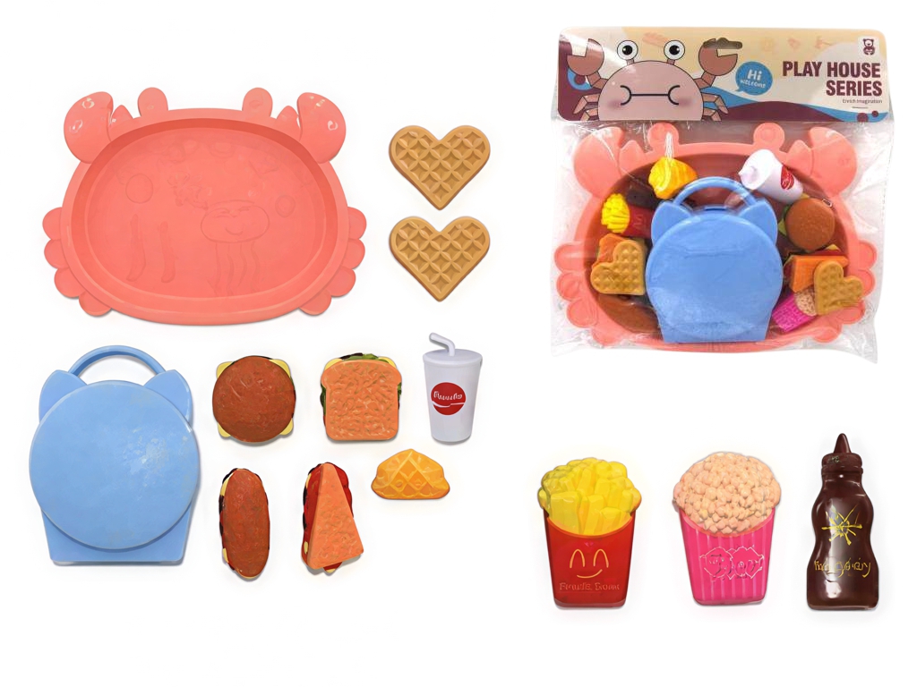 Игровой набор продуктов, 26х26см