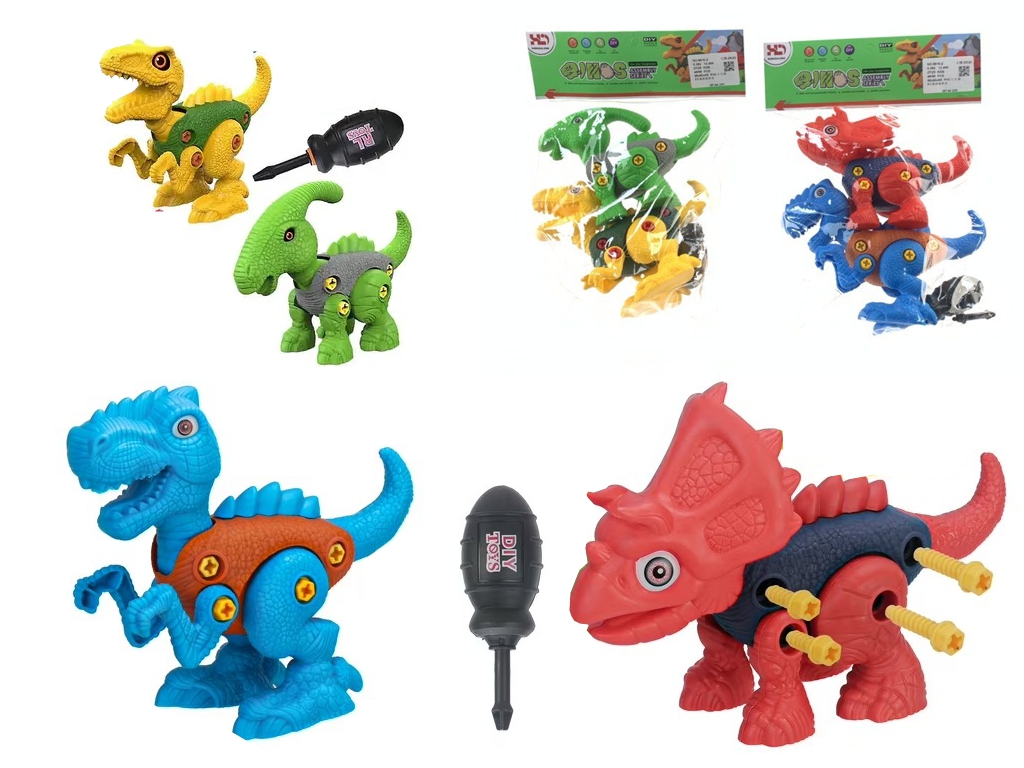Конструктор динозавр Dino Assembly, 15 см, 2 вида