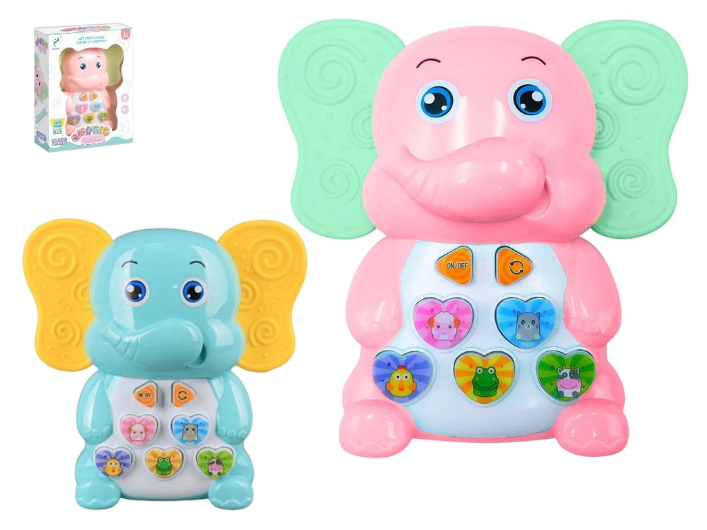 Музыкальная игрушка Music Elephant, воспроизводит музыку, 2 вида