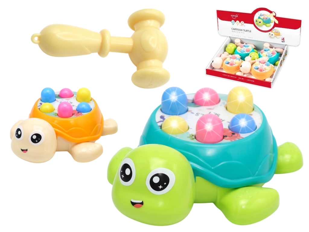 Интерактивная игрушка Ракушка с молоточком, микс видов