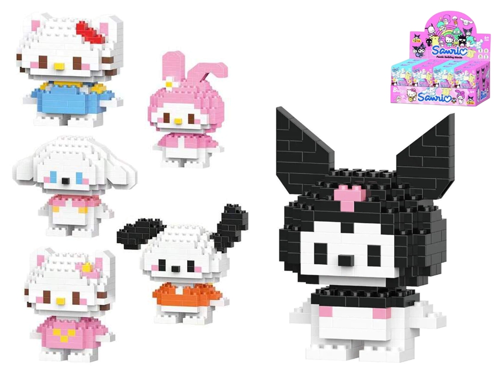 Конструктор Sanrio Characters, мініфігурка-сюрприз, мініблоки, мікс видів (ціна за 1шт)