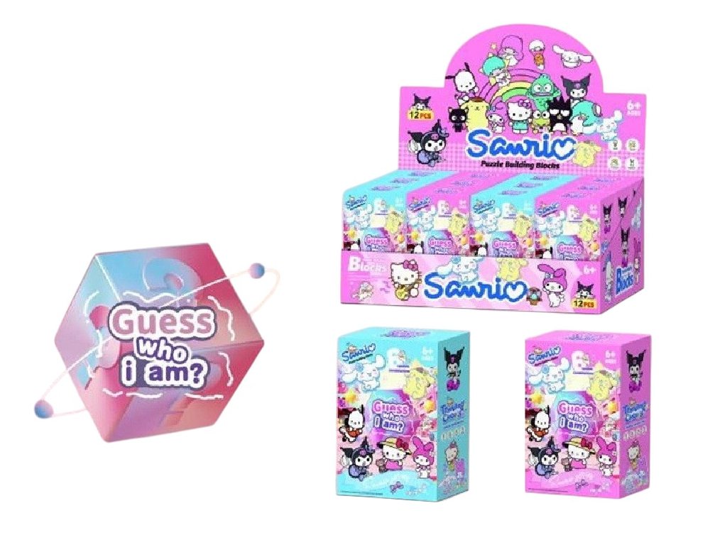 Конструктор Sanrio Characters, мініфігурка-сюрприз, мініблоки, мікс видів (ціна за 1шт)