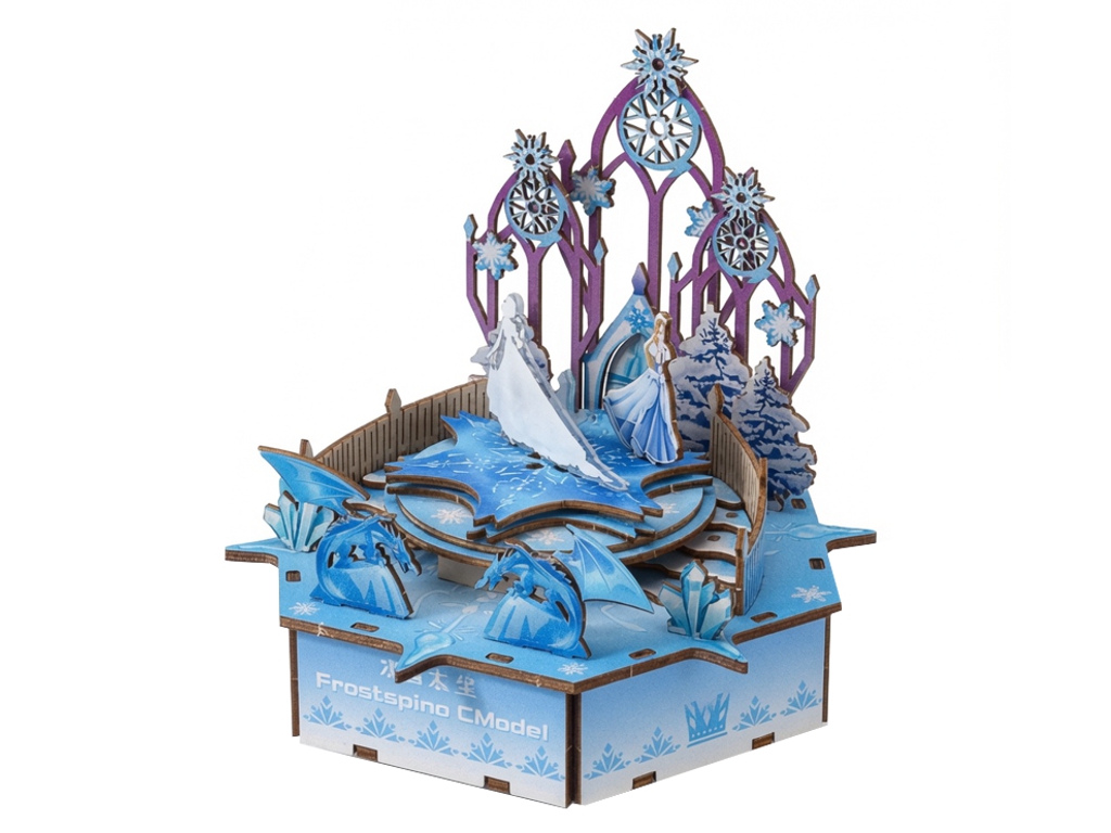 Музичний 3D-конструктор Крижаний замок, 16,5 см
