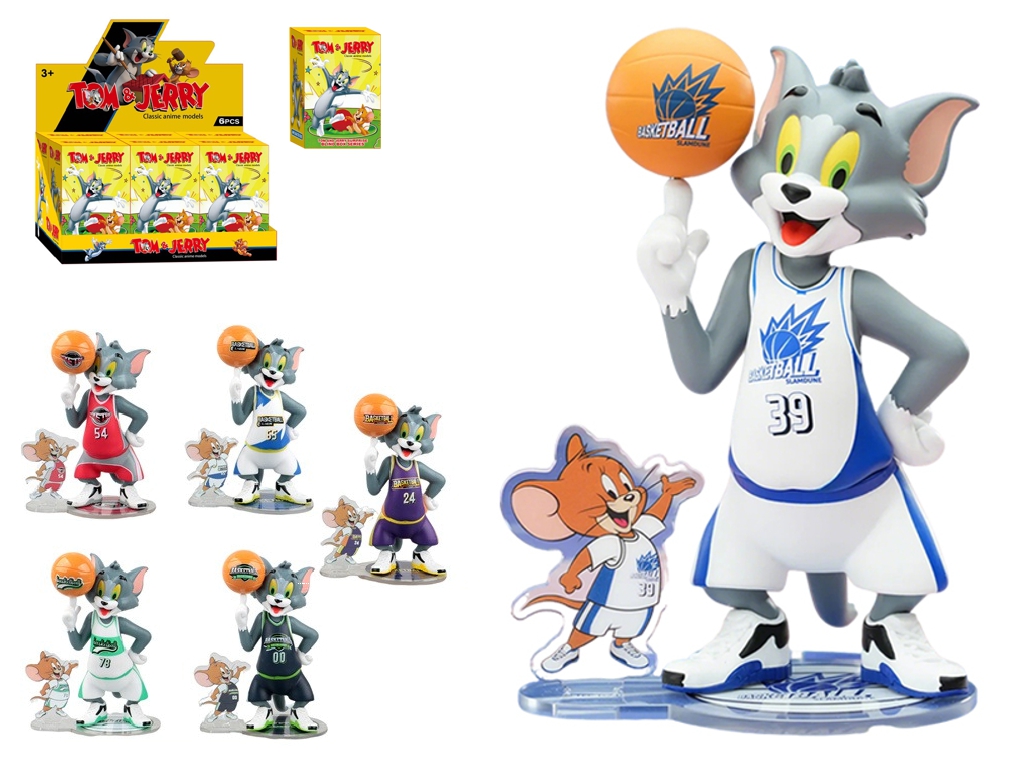 Колекційна фігурка Tom & Jerry Том-баскетболіст, 11,5 см, мікс видів (ціна за 1шт)