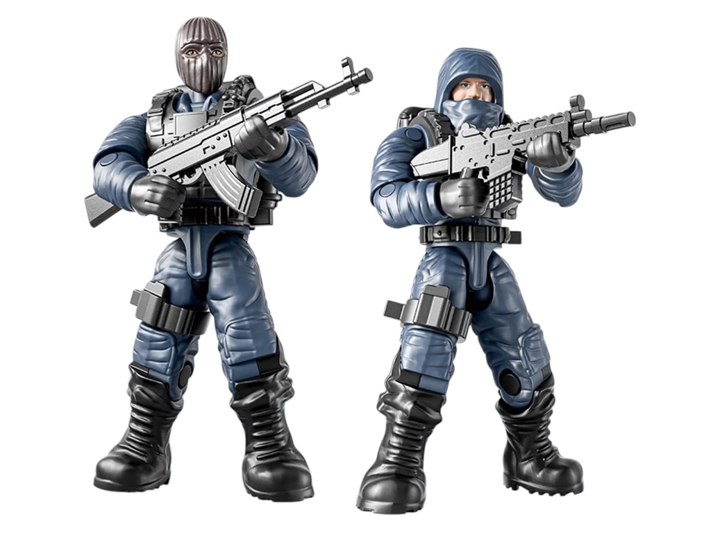 Конструктор Боєць спецпідрозділу SWAT, фігурка для складання, 6+, мікс видів (ціна за 1шт)