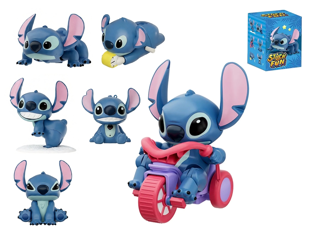 Фігурка колекційна Stitch Blind Box 679-16, мікс видів (ціна за 1шт)