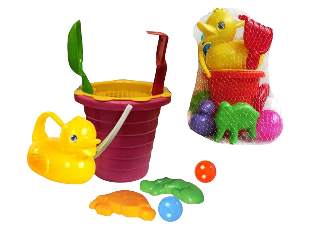 Набор для песочницы №4 20242, 28 см, с ведерком и формочками, M Toys