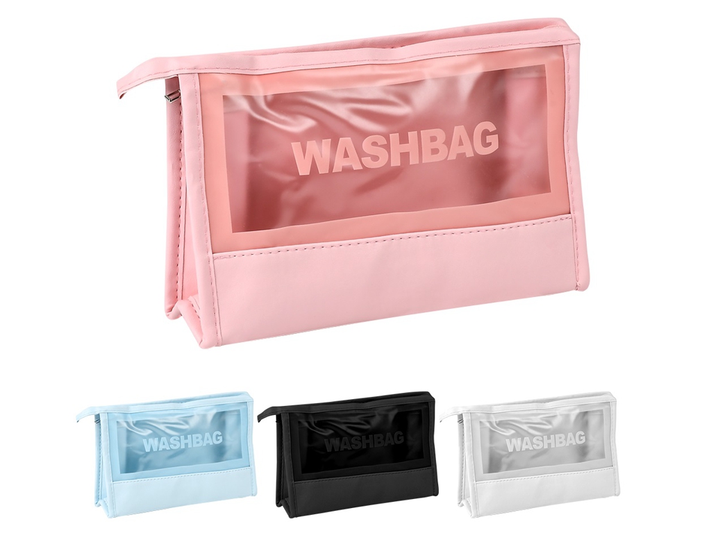 Косметичка дорожная Washbag, 26×16.5×9 см, ПВХ, R32842-M, 4 вида