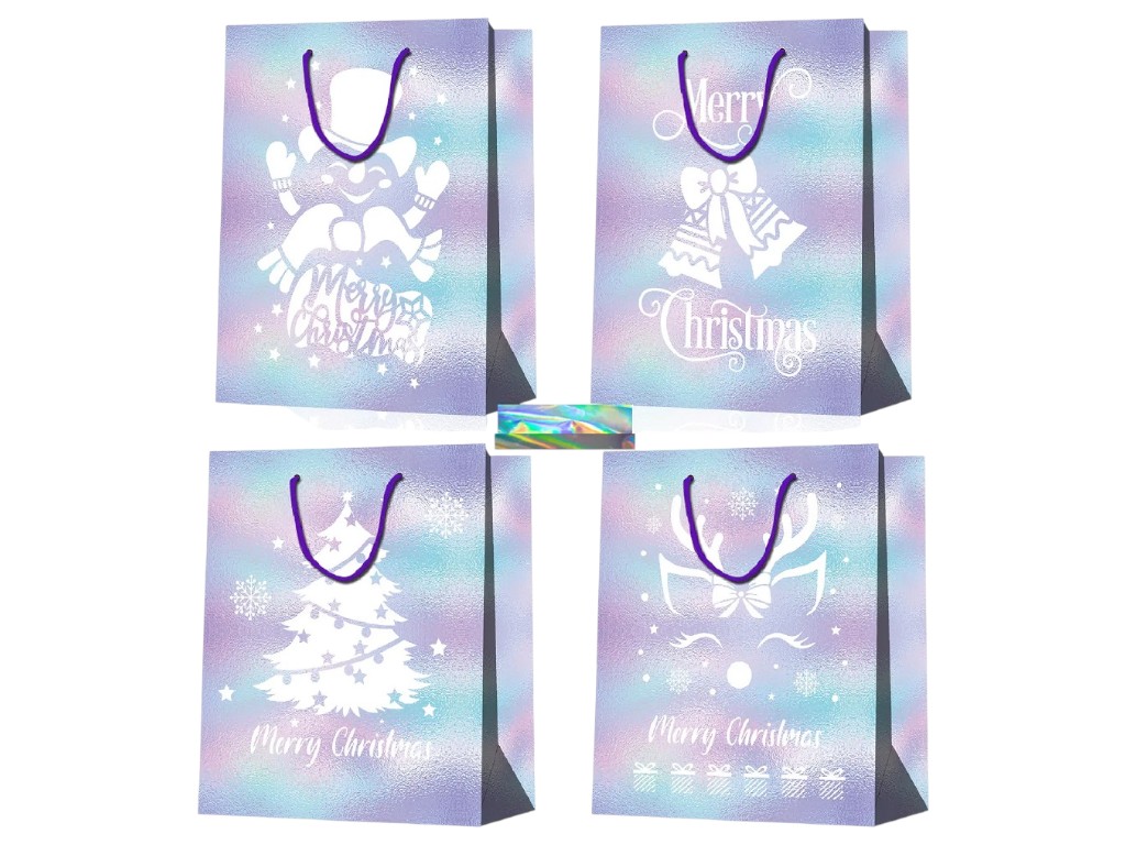 Пакет новорічний паперовий S Merry Christmas 18х23х10см, R33091-S