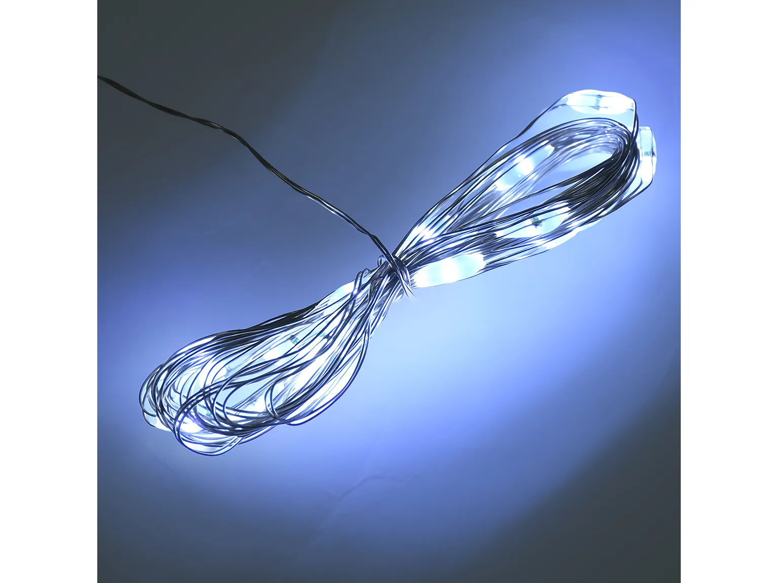 Гирлянда светодиодная White, 2 м, 20 LED, на батарейках