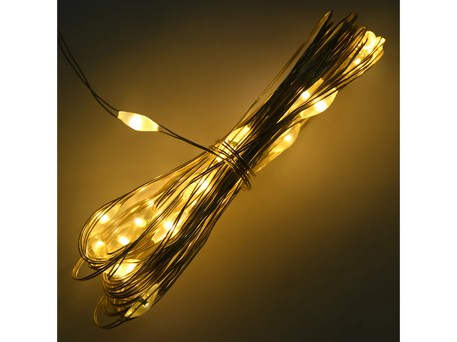 Гирлянда светодиодная Yellow, 3 м, 30 LED, на батарейках
