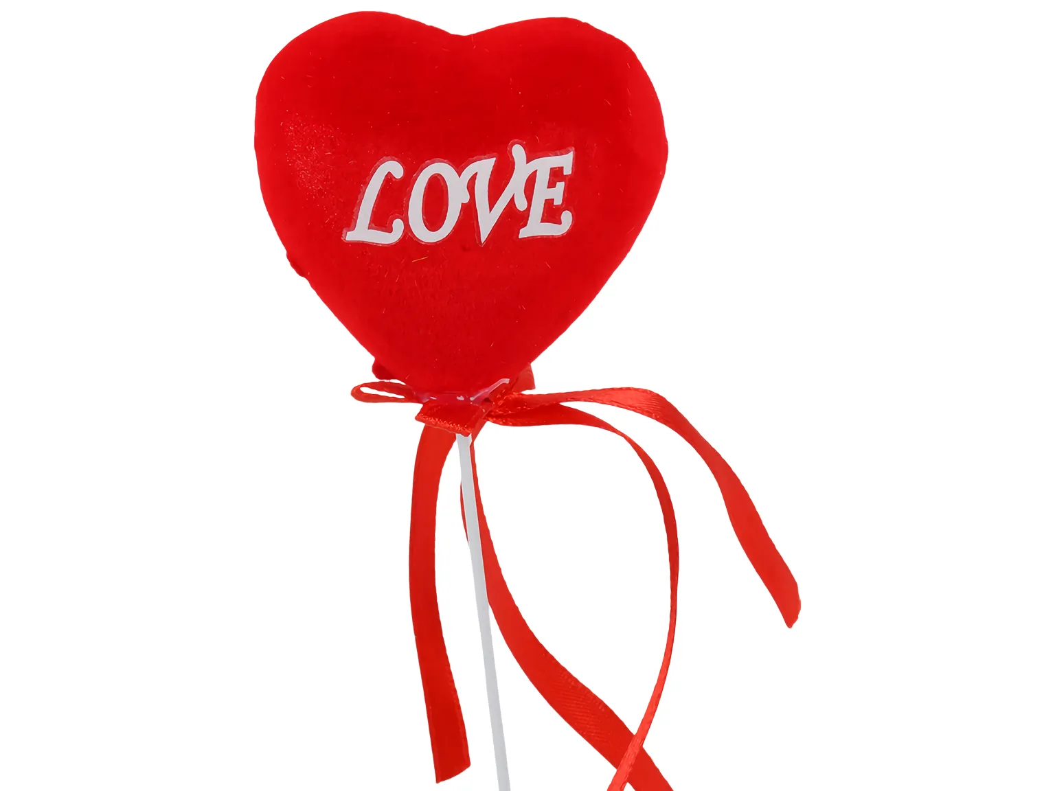 Декор праздничный Love ко дню Святого Валентина, 21 см, 12 шт