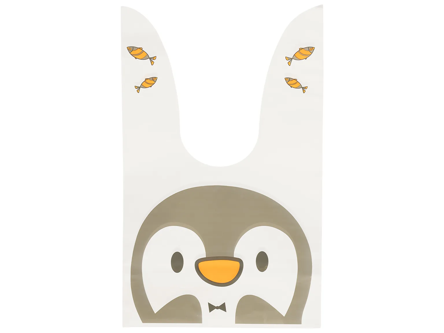 Подарочные пакеты Penguin с ушками, 13,5×23 см, 50 шт (цена за упаковку)