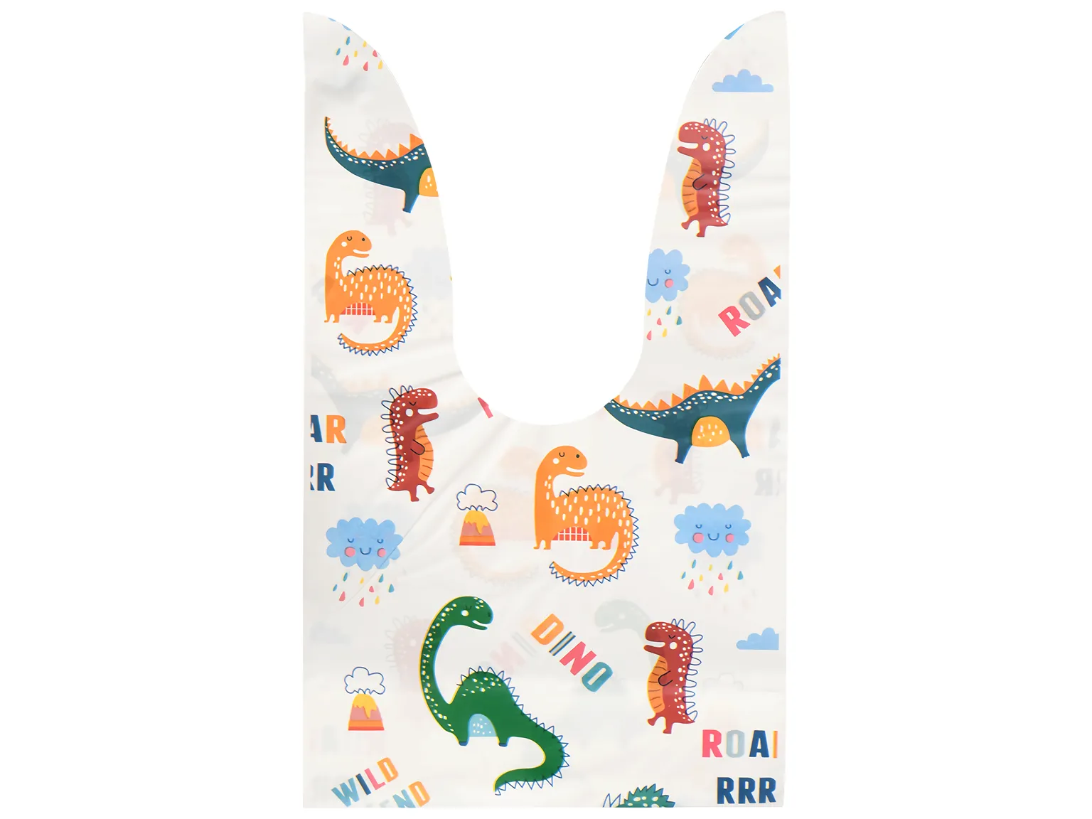 Подарункові пакети Dino з вушками, 13,5×23 см, 50 шт (ціна за упаковку)