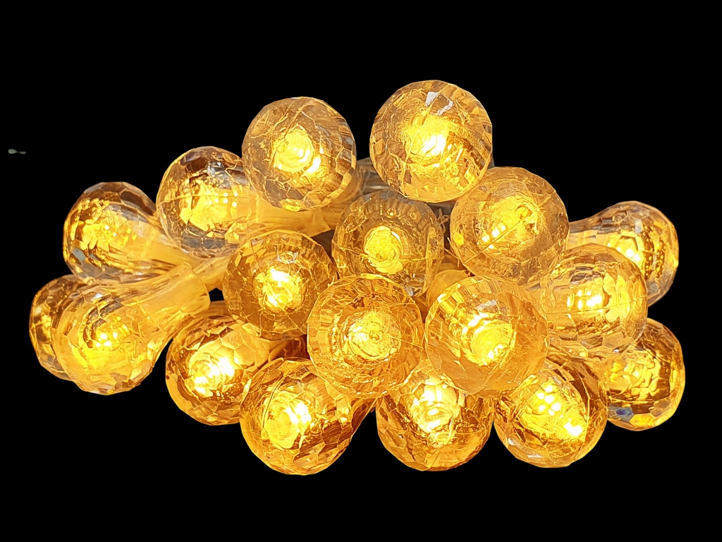 Гірлянда світлодіодна Bubble 3м жовта 20led, 2AA, R96094-Y