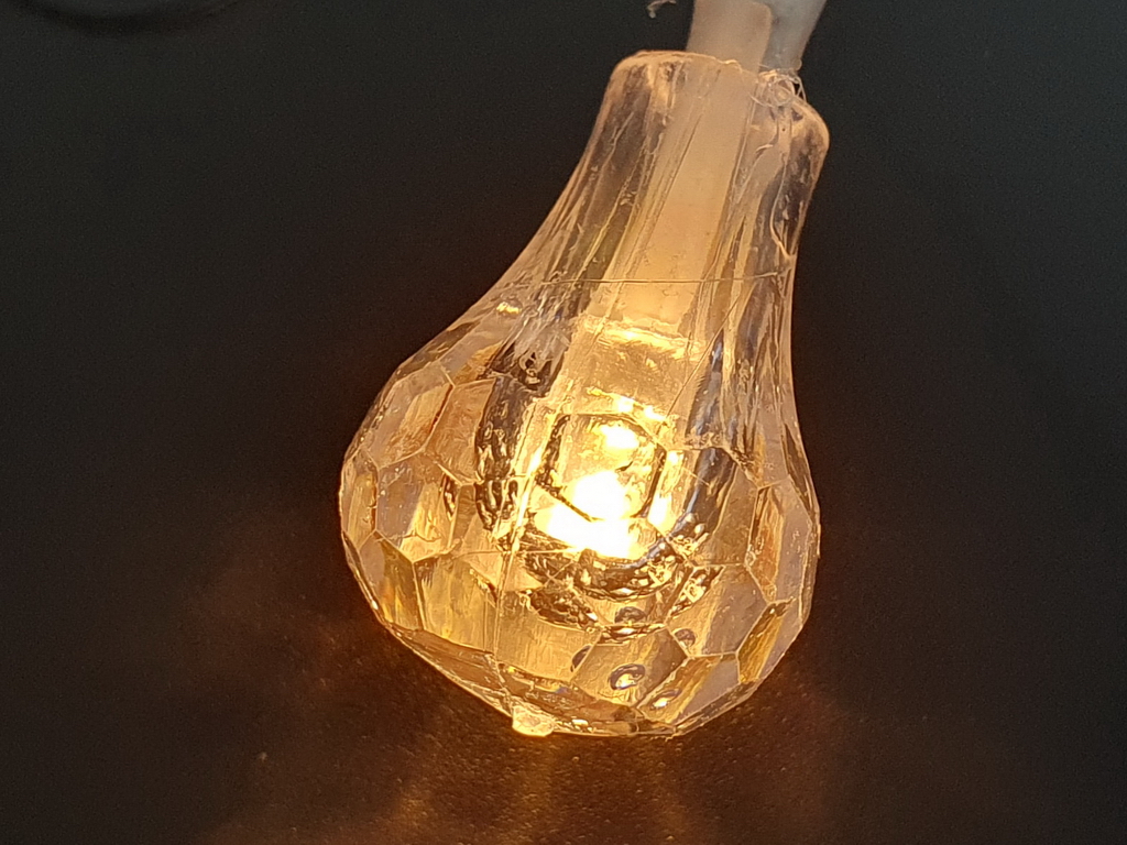 Гірлянда світлодіодна Bubble 3м жовта 20led, 2AA, R96094-Y