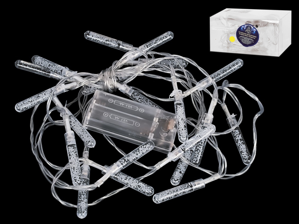 Гірлянда світлодіодна Firefly 3м жовта 20led, 2AA, R96130-Y