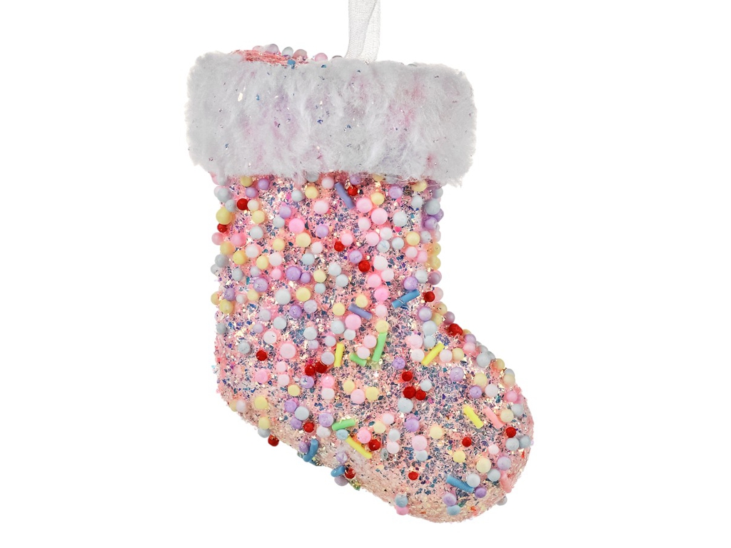 Игрушка-подвеска новогодняя Sock 12см, R96170