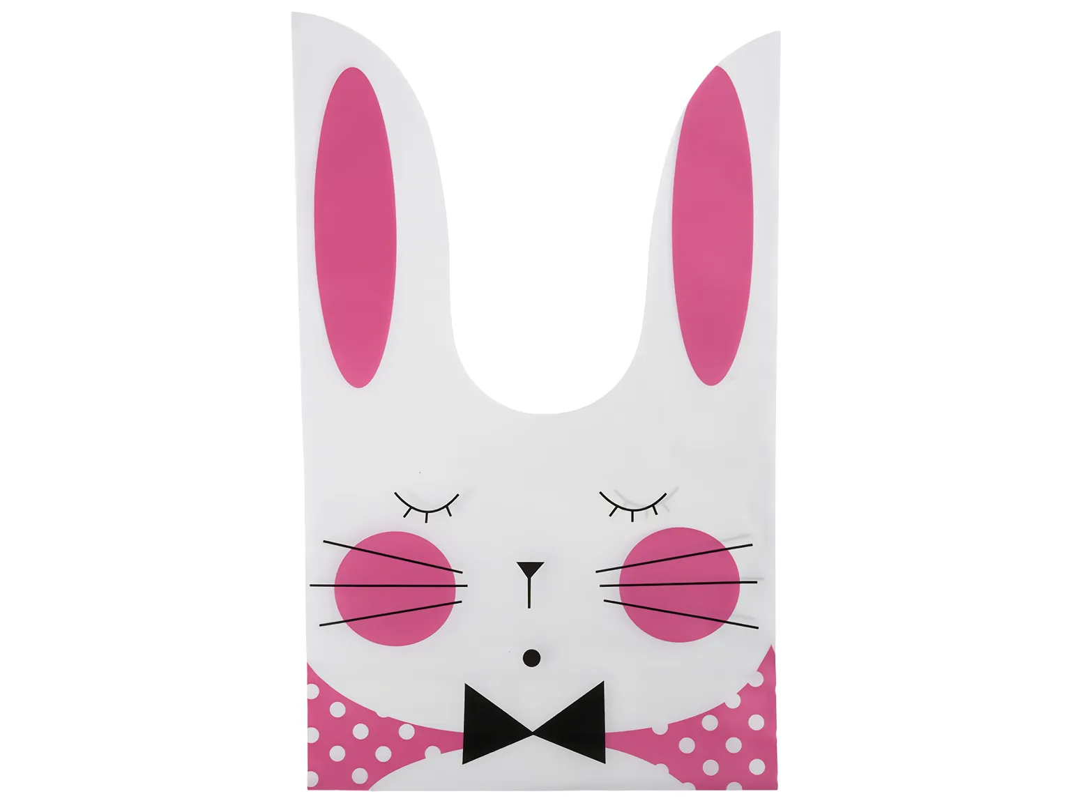 Подарункові пакети Rabbit з вушками, 10×17 см, 10 шт (ціна за упаковку)