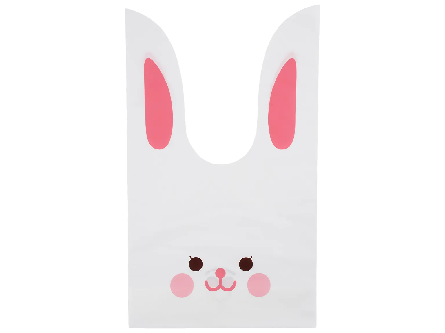 Подарочные пакеты Rabbit с ушками, 16×27 см, 10 шт (цена за упаковку)