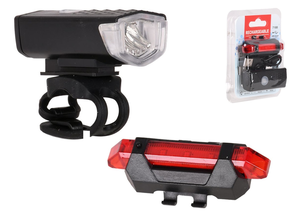 Фонарик LED аккумуляторный VL97721, 6.5 см, комплект 2 шт