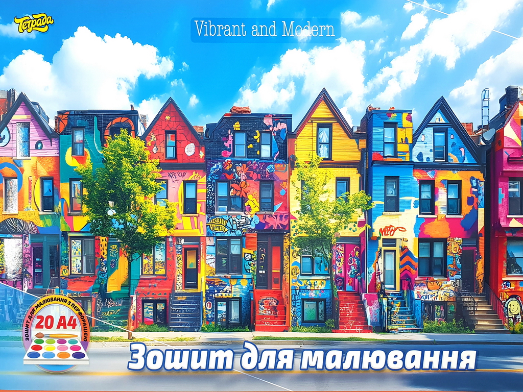 Зошит для малювання 20 аркушів (ціна за 1шт)