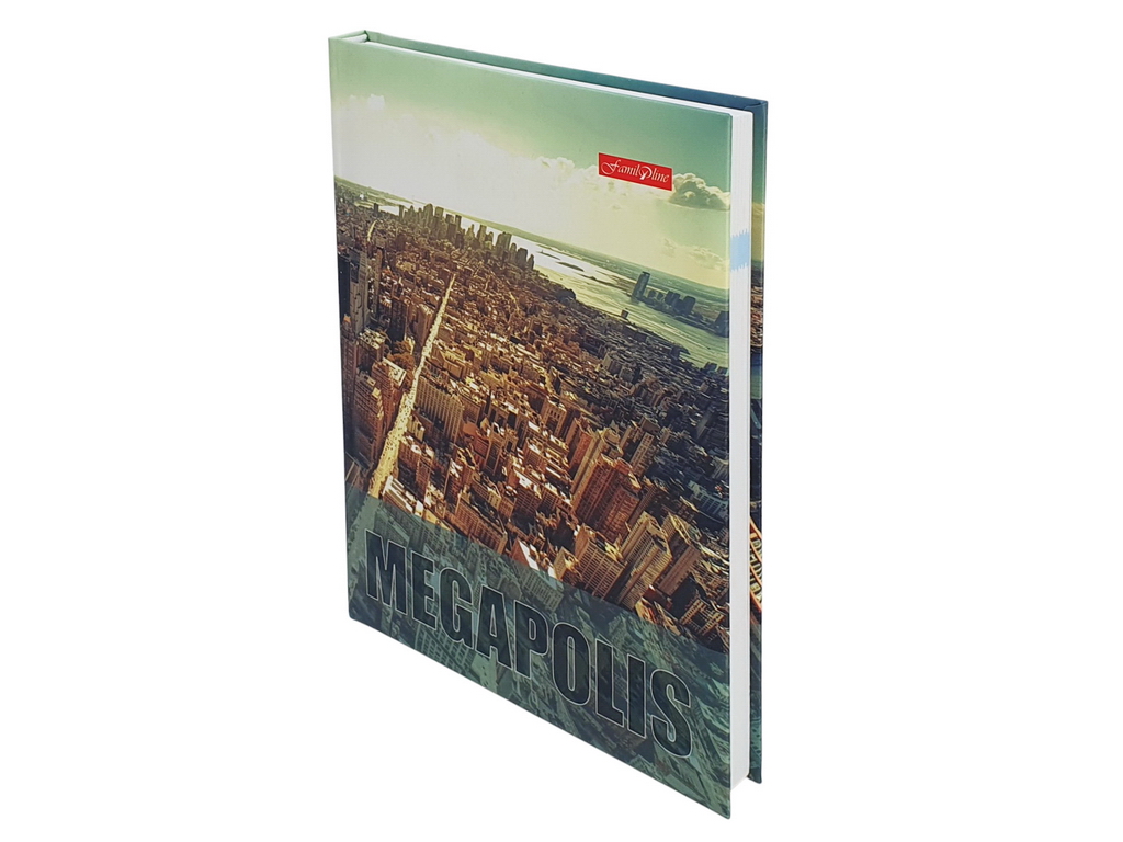 Блокнот 128 аркушів, Тверда обкладинка, Тетрада ТЕ363