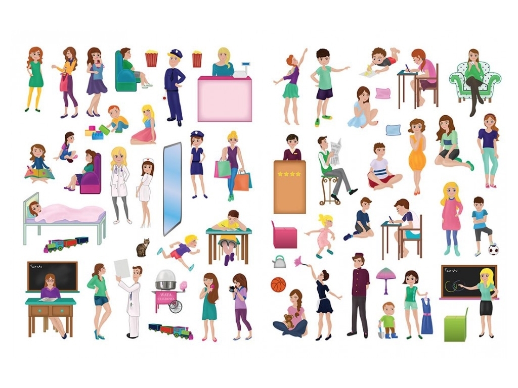Книга с наклейками "Stickers City", Пегас