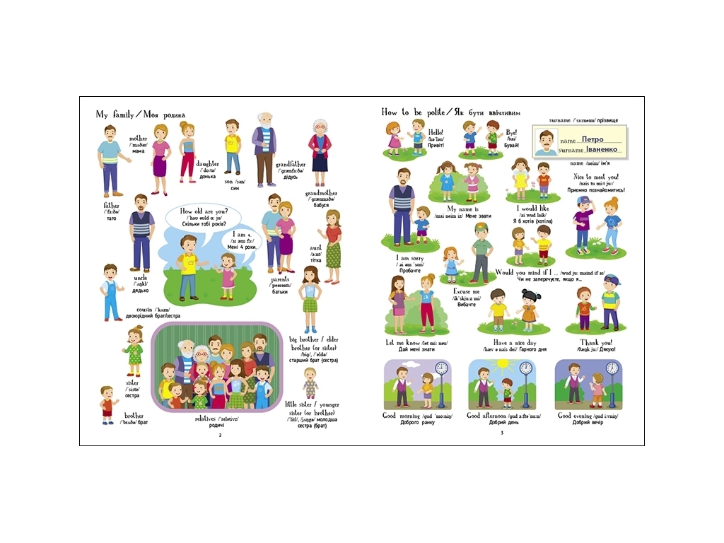 Візуальний словник "English for Kids. Книжка англійських слів у малюнках", Н. Коваль, АРТ