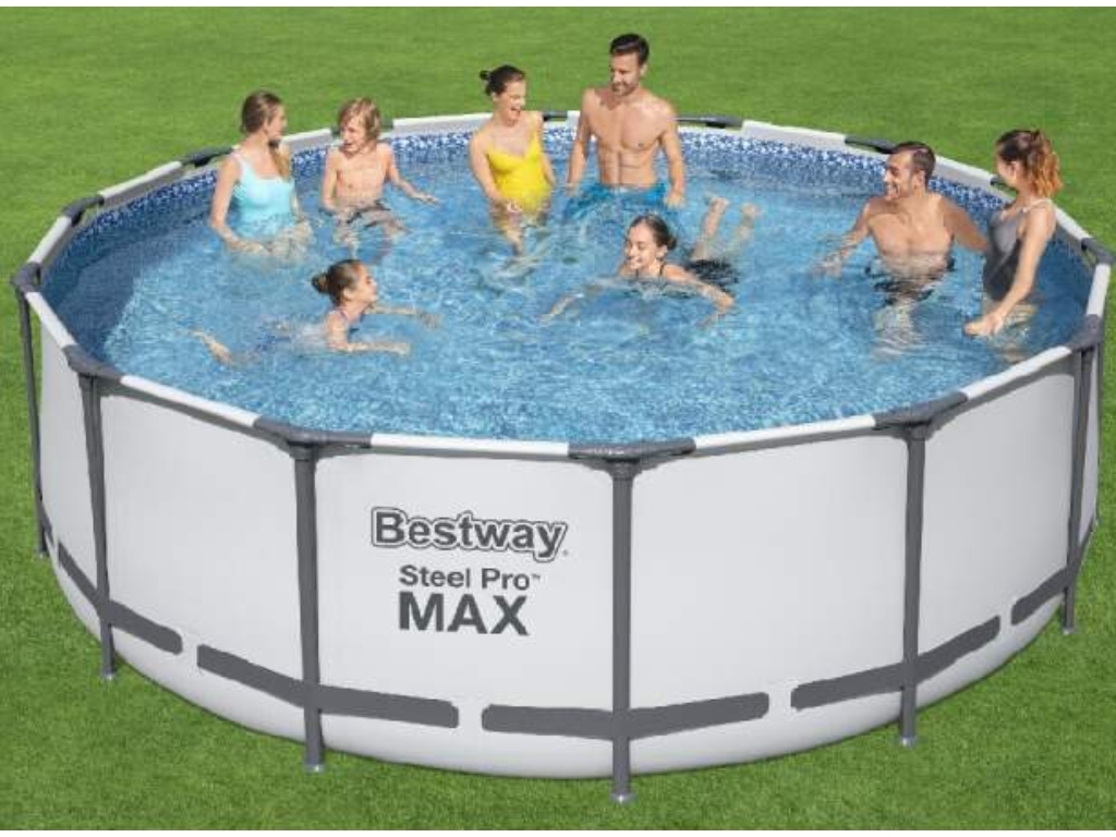 Басейн каркасний круглий Steel Pro MAX. Bestway 5612Z