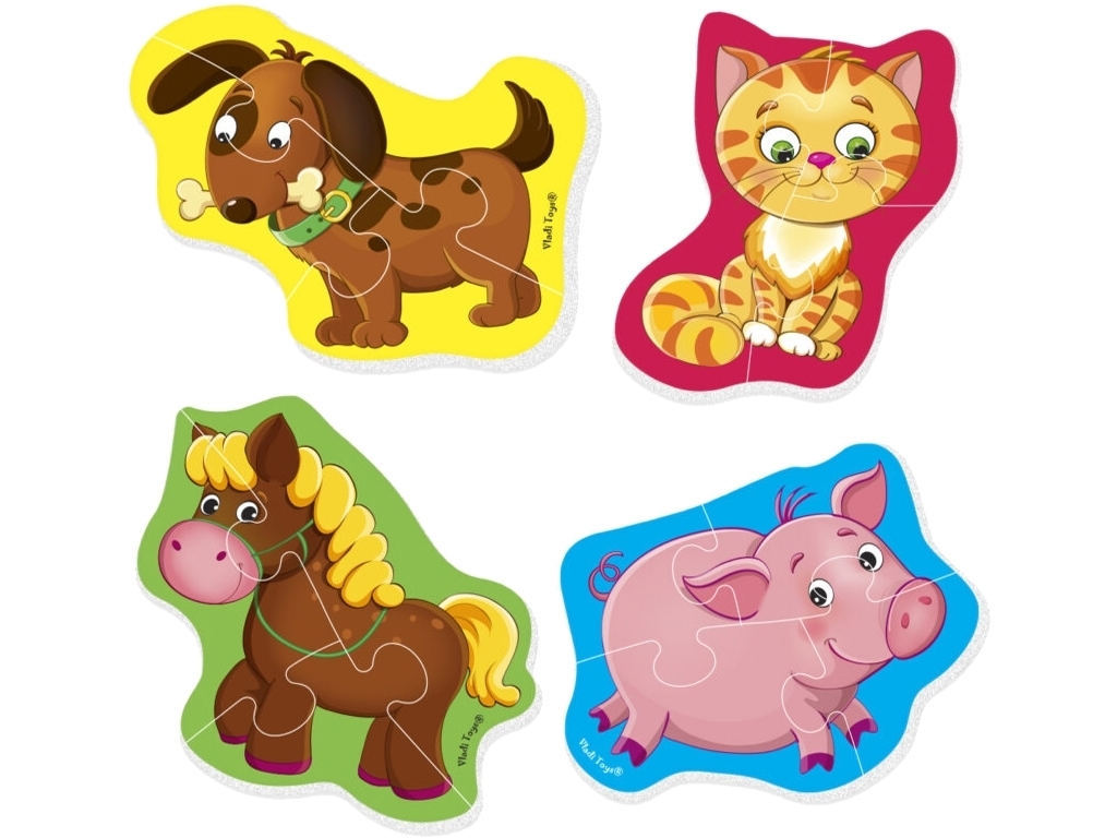 Пазл детский Ферма Baby Puzzle, мягкие детали, Vladi Toys