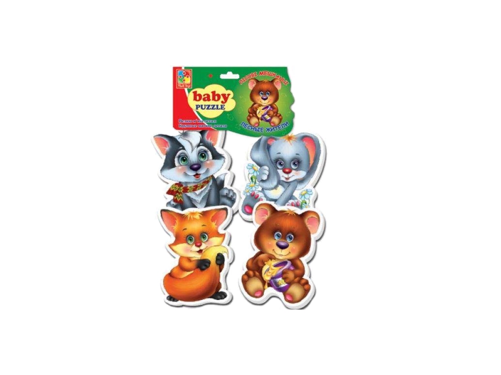 Бебі пазли Лісові мешканці, Vladi Toys
