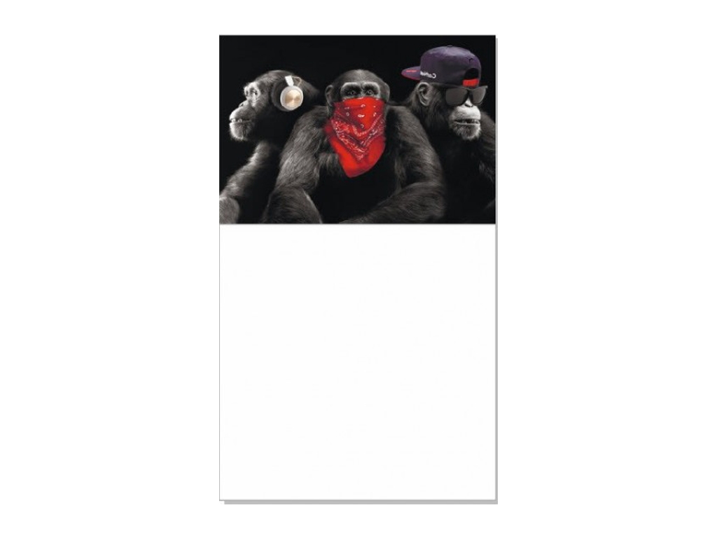 Блокнот на холодильник на магніті, Monkey, Jumbi
