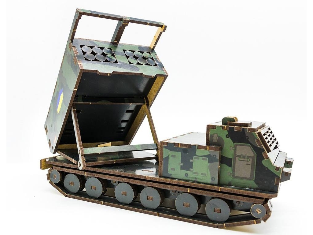 Дерев'яний 3D конструктор M270, 125 деталей