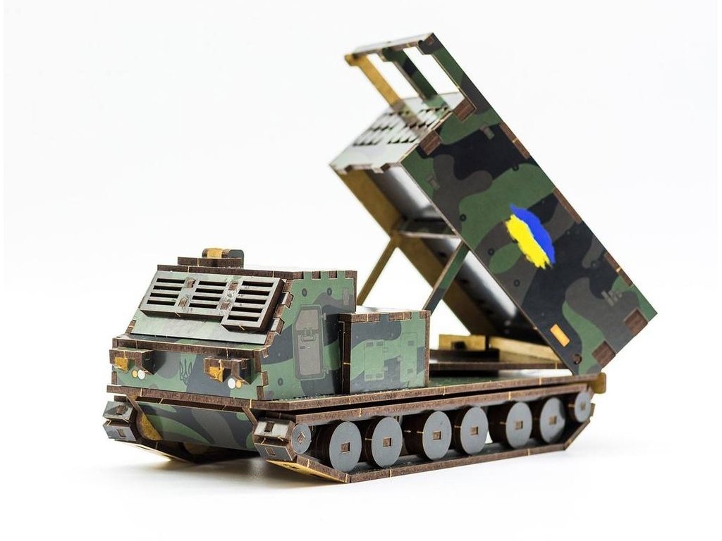 Дерев'яний 3D конструктор M270, 125 деталей