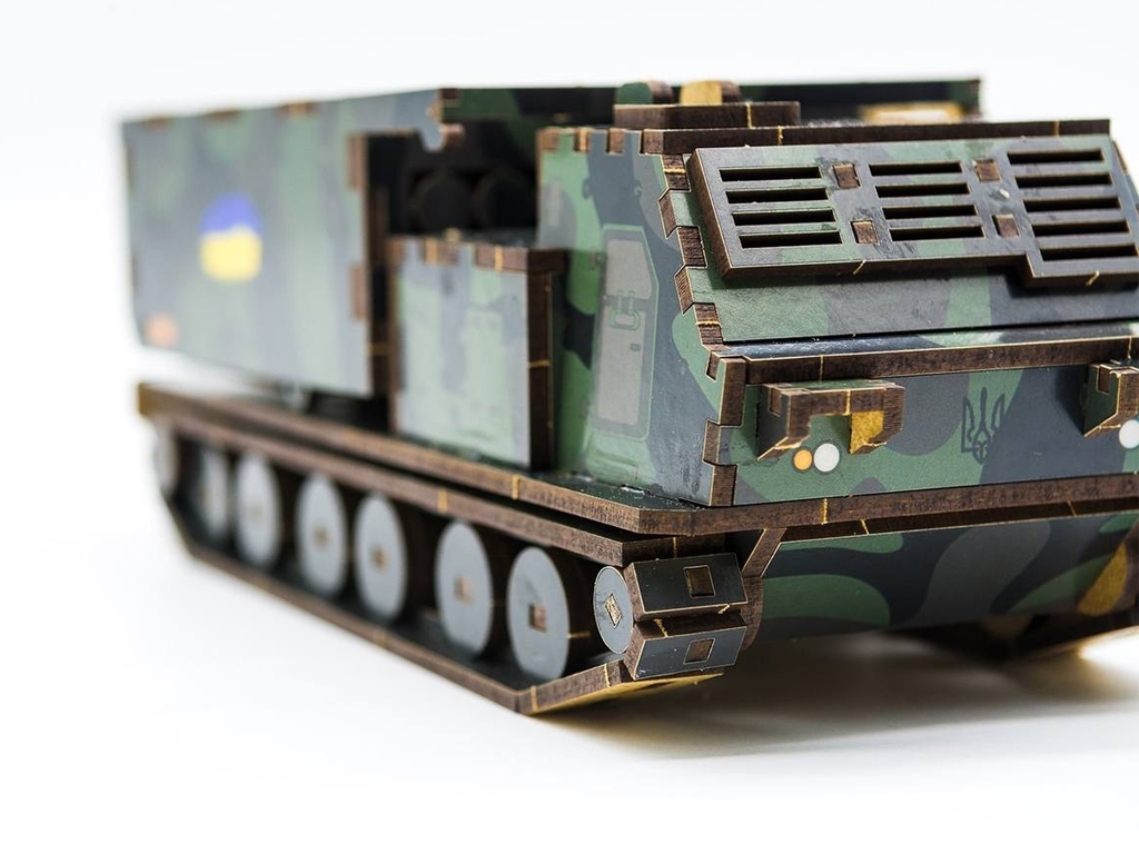 Дерев'яний 3D конструктор M270, 125 деталей